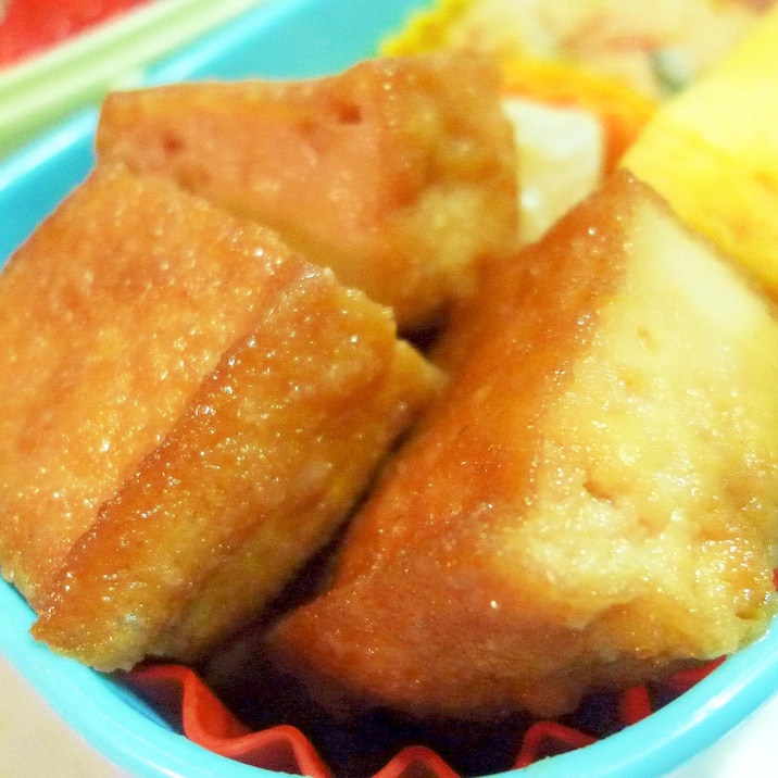 お弁当に ころころ 厚揚げの甘煮 レシピ 作り方 By しらつむ 楽天レシピ